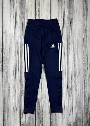 Adidas штаны оригинал синие зауженные s размер