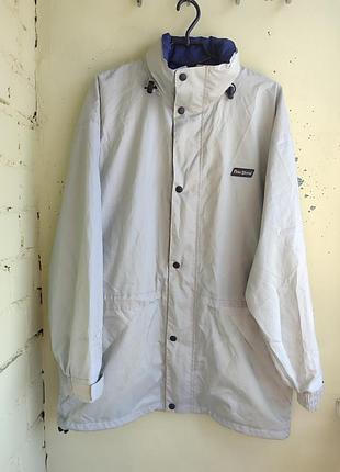 Оригинальная мужская демисезонная куртка дождевик ветровка peter storm с капюшоном