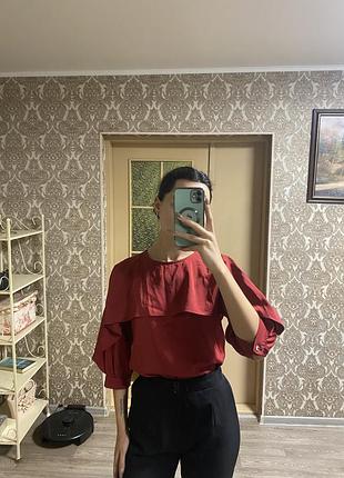 Блуза з рукаваси 3/4. блуза з рюшами