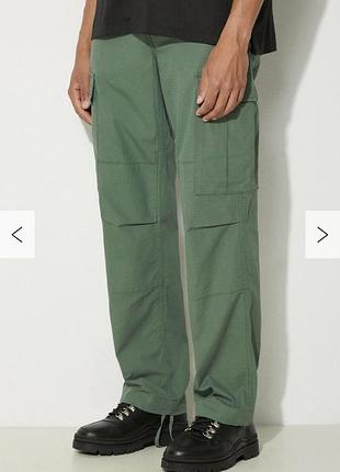 Carhartt wip cargo pants зелені штани карго
