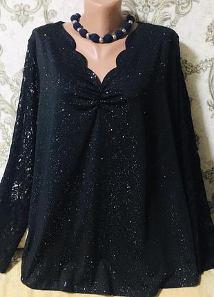 Кружевной новый свитер