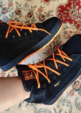 Зимние мужские ботинки ботинки хайтопы натуральная замша