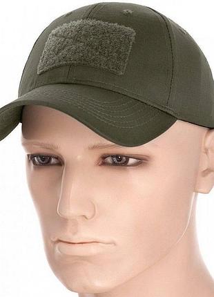 Бейсболка тактична m-tac з велкро олива l/xl (59-60)