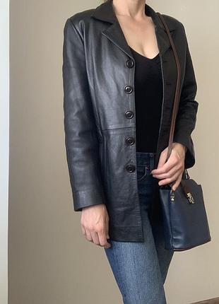 Шкіряний піджак ventiuno milano, розмір s