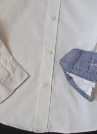 Стильная белая рубашка h&amp;m 8
