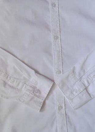 Стильная белая рубашка h&amp;m 10