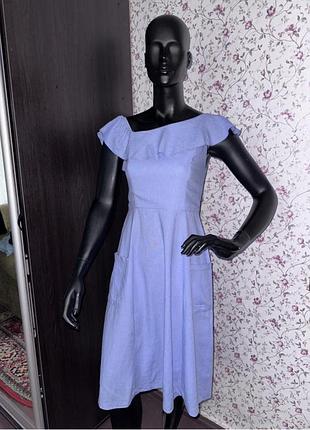 Літня сукня із льону