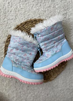 Зимові черевики дутіки