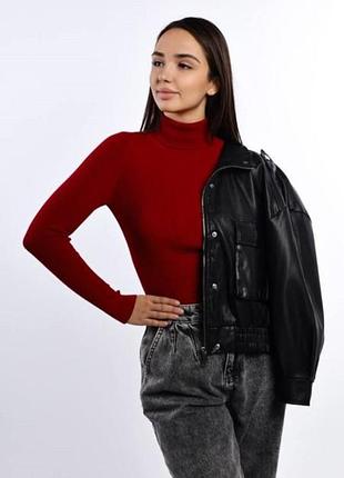 Бордовый гольф, свитер, кофта ,водолазка