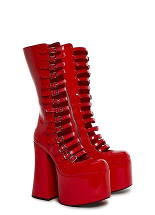 Dolls kill hardcore dazzle platform boots goth готичні чоботи нові розмір 38