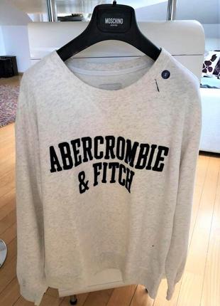 Свитшот с логотипом abercrombie & fitch