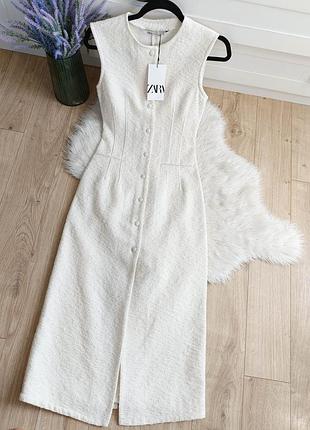 Текстурована сукня-футляр zw collection від zara, розмір xs
