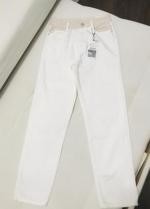 Отличные новые джинсы zara 36 на высокой посадке