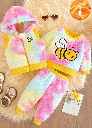 Теплый комплект тройка