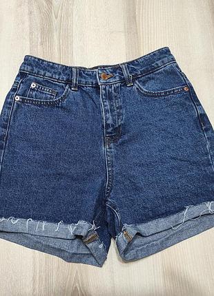 Высокие джинсовые шорты бермуды от pimkie, джинсовые шортики xs-s