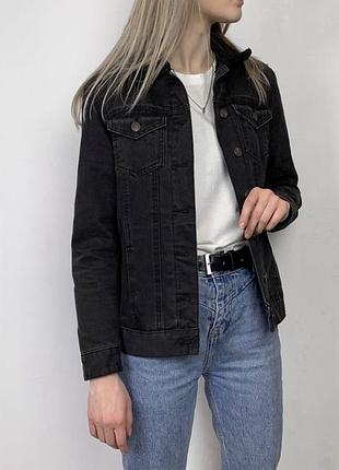 Джинсовка с мехом шерпа