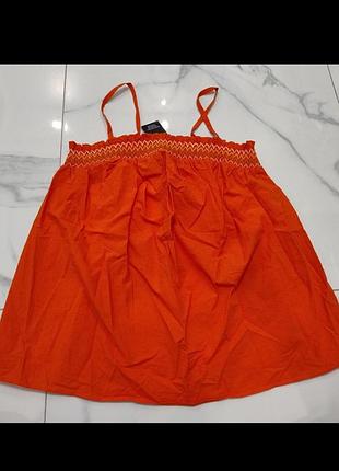 Майка на бретелях. размер м