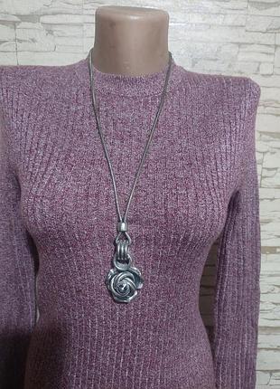 Великолепное украшение с кулоном роза