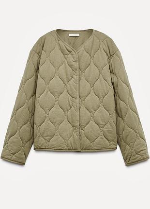 Стьобана куртка/жакет oversize zara
