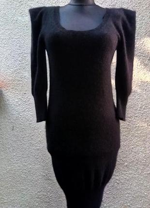 Платье из кашемира и шелка