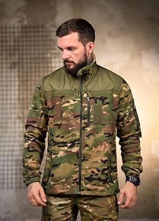 Тактична флісова кофта мультикам