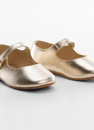 Туфельки балетки mango