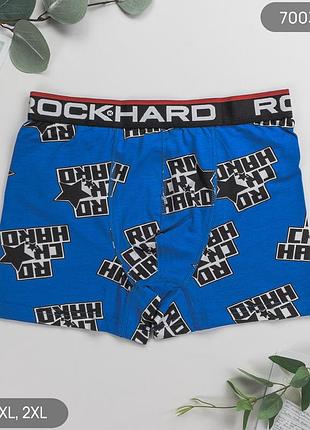 Трусы боксеры мужские принт rockhard туречня m, l, xl, 2xl