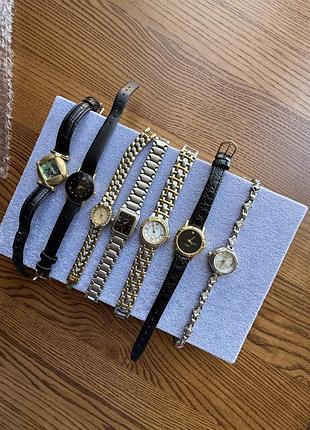 Лот годинників gucci, elgin, anne klein, armitron