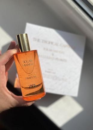 Парфуми zara solar mango 50 ml eau de parfum оригінал іспанія