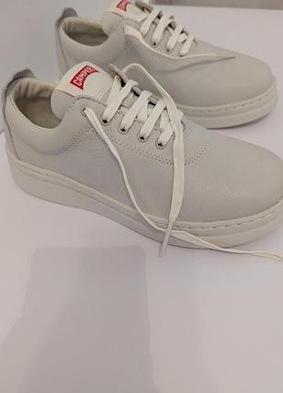 Кроссовки женские camper 37 серые кожаные кроссовки кроссы кожа кроссовки кемпер коза