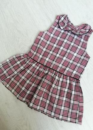 Дуже гарне плаття сарафан в клітку matalan