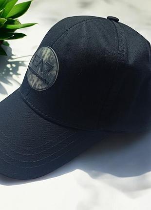 Кепка  emporio armani, бейсболка чорний / мужская и женская кепка армані  s-ma