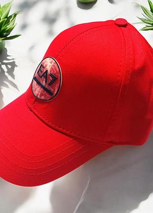 Кепка  emporio armani, бейсболка червоний / мужская и женская кепка армані  s-ma