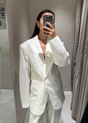 Жакет приталений подовжений zara
