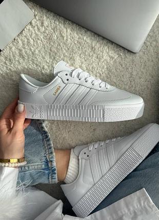 Кроссовки adidas samba white