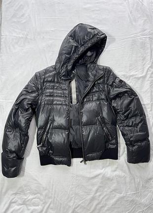 Натуральний пуховик-жилет, наповнювач -гусяче перо, бренду add, розмір s-m