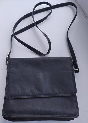 Сумка кожаная, женская, индия.