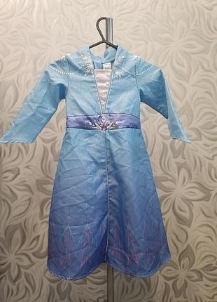 Костюм карнавальний сукня принцеса ельза холодне серце крижане серце на вік 3-4 роки