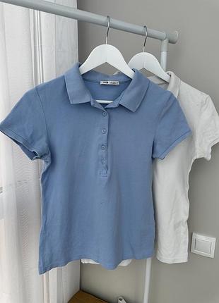 Натуральна футболка поло