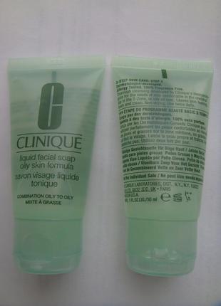 Жидкое мыло  clinique liquid facial soap - скідка!2 фото