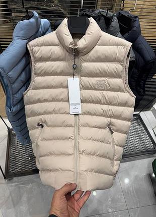 Чоловіча демісезонна жилетка безрукавка stone island