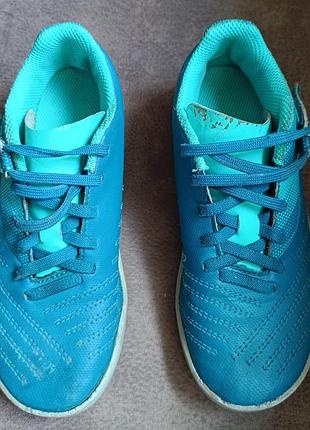 Детские футбольные кроссовки, сороконожки,футзалки kipsta на липучке