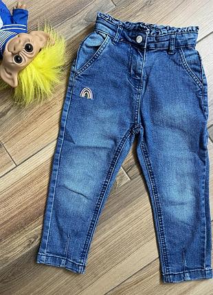 Джинси для дівчинки сині 104 impidimpi