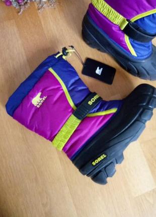 Зимові сноубутси чоботи дутики  черевики ботінки sorel-32°c оригінал)