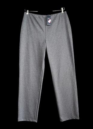 Зручні еластичні прямі брюки понте на високий зріст р.18