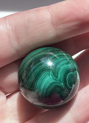 Шар малахит декор