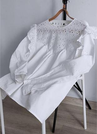 Falmer heritage блуза сорочка прошва вишивка рішельє