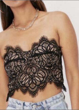 Кружевной топ бра,топ-бюстье