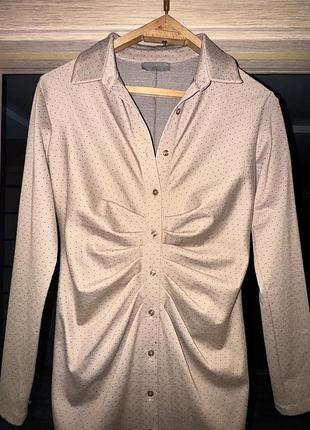 Платье рубашка карандаш