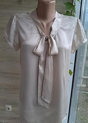 Блуза шелк 100% шелковая блуза suzanna